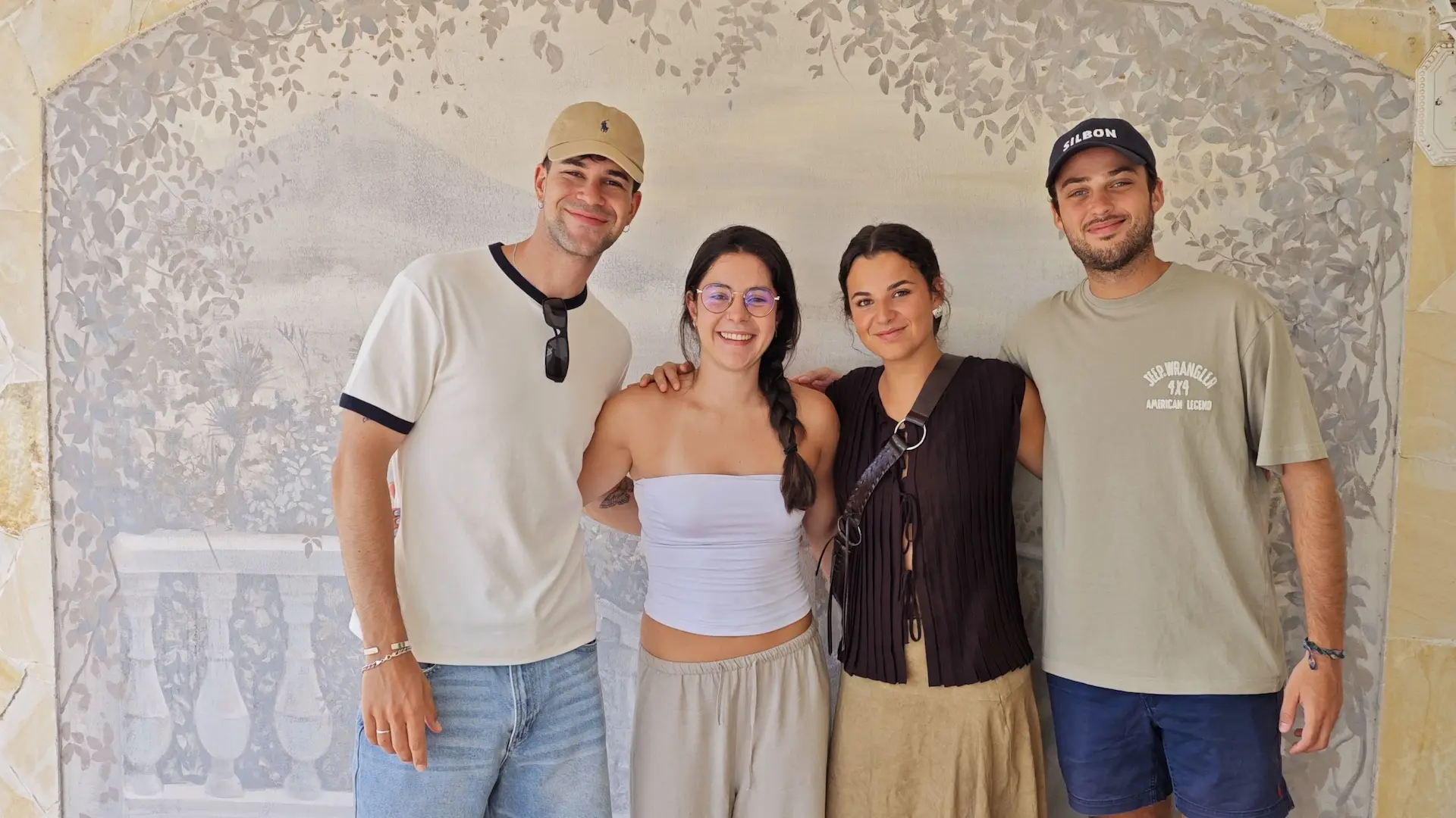 Four friends during their Tenerife holiday