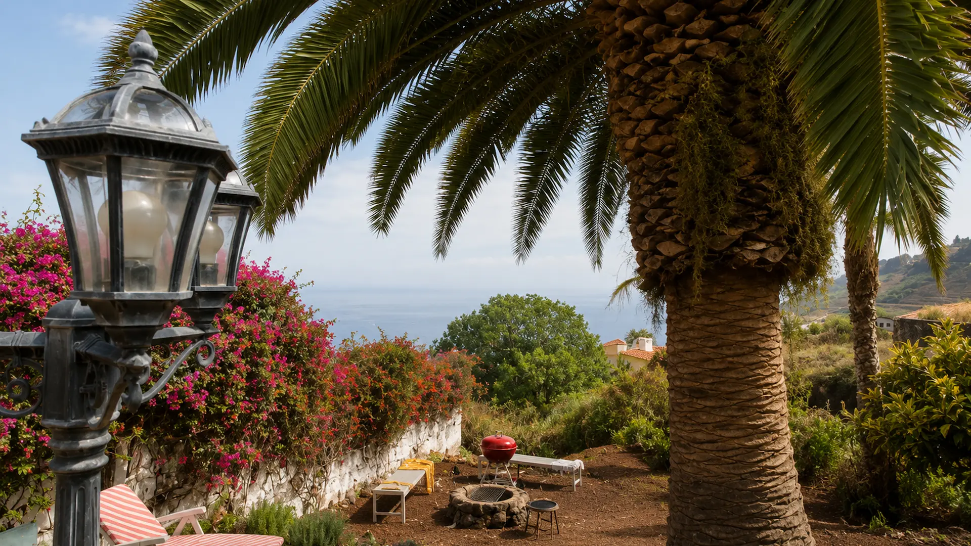 Palm Garden with ocean view