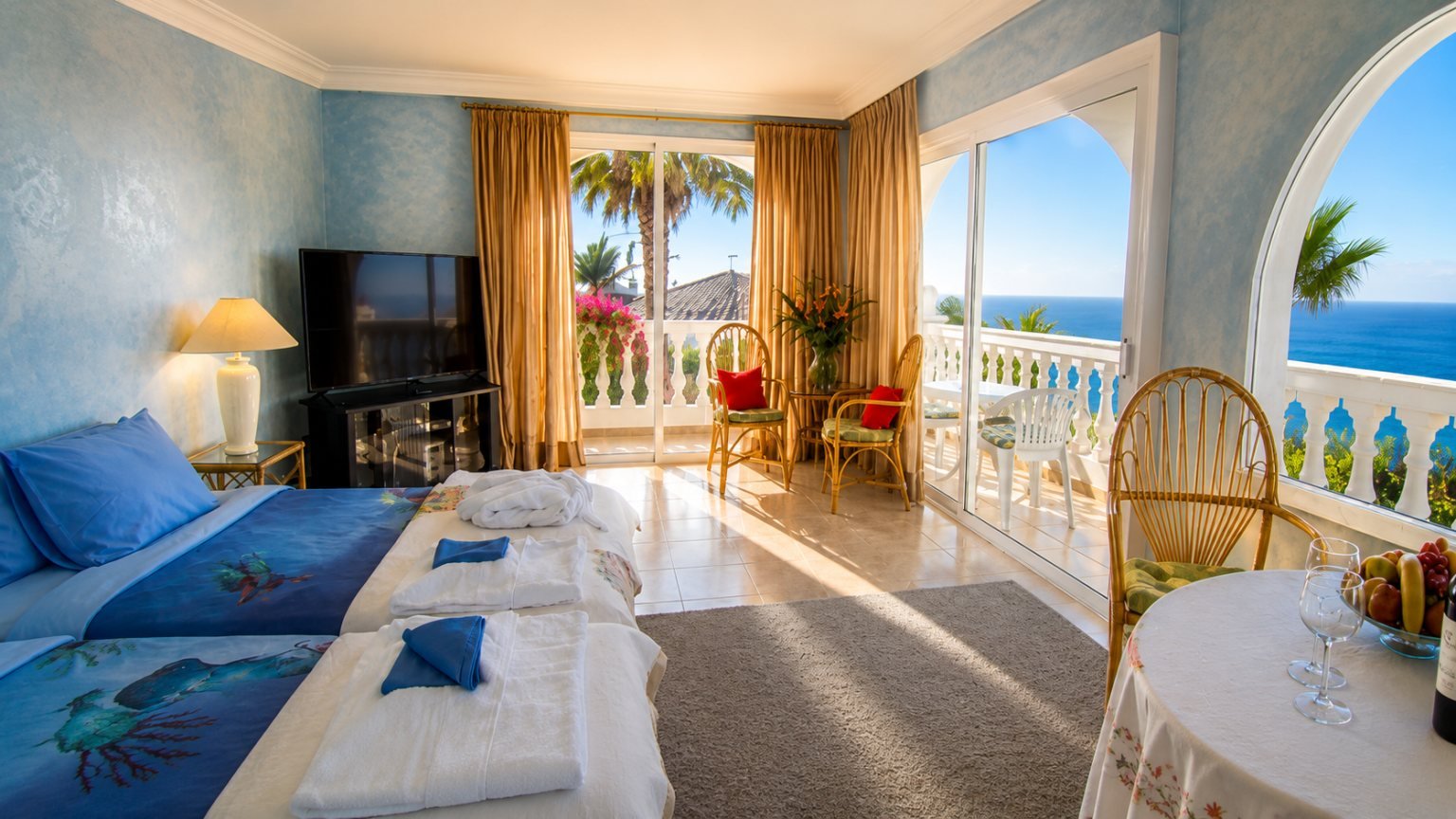 Atlantic Ocean view from Villa Larnia
