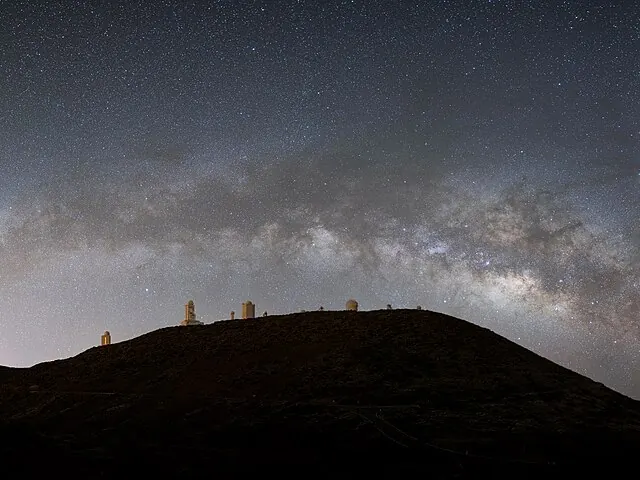 The Milky Way above Teide Observatory
