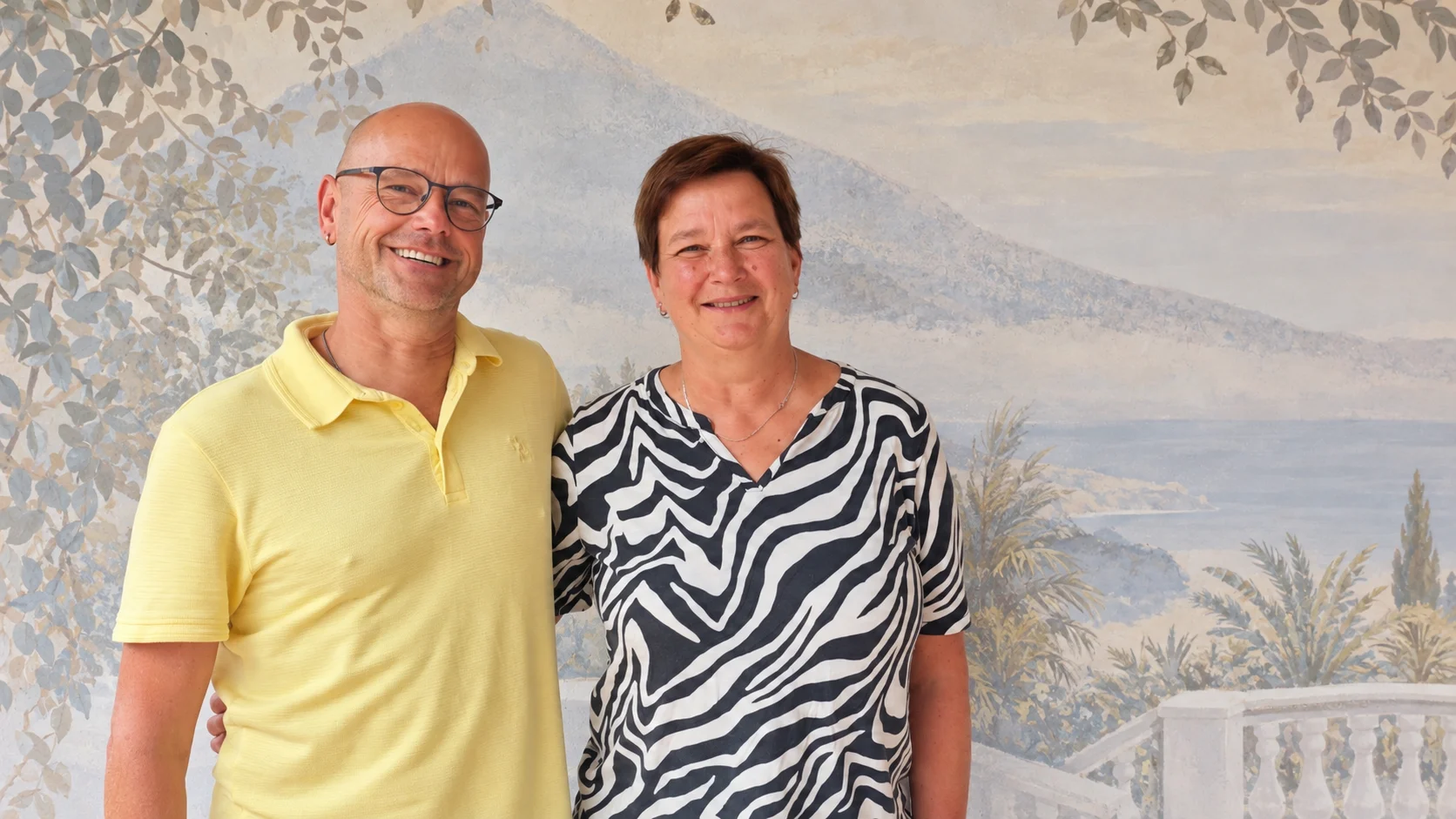 Thomas and Susan at Villa Larnia